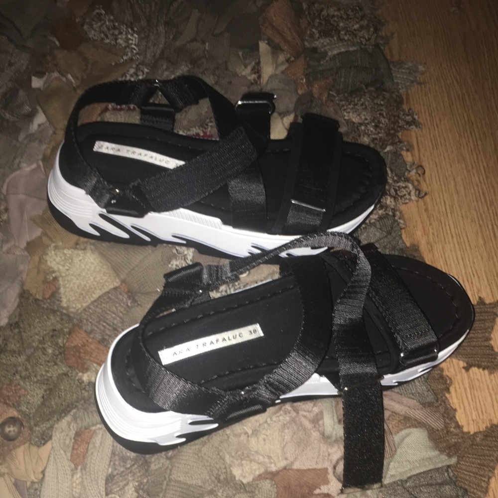 Zara platform sandals